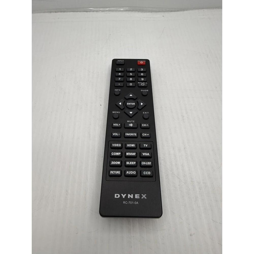 Dynex RC-701-0A TV Remote Control DXL1510A DXL2210A DXL3210A LC22KT46 - Tested